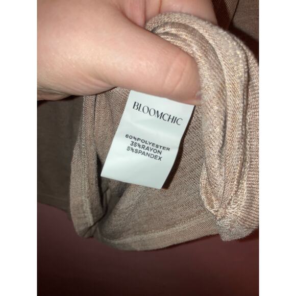 NWT Bloomchic brown comfy knit sweater size 30 women's - Picture 4 of 7